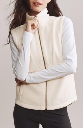Rhone Aloft Fleece Vest in Cream at Nordstrom Rack, Size X-Large