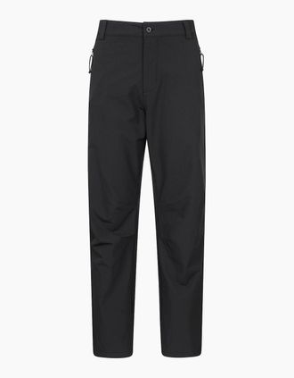 Mountain Warehouse Womens Mountain Warehouse Mens Thermal Fleece Winter Trousers - Black - Size: 14/32in