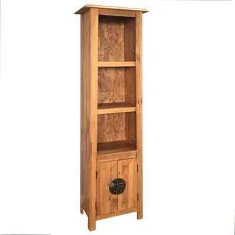 vidaXL Mobile Da Bagno Autoportante Legno Massello Di Pino 48x32x170cm - Vidaxl