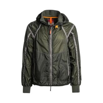 Parajumpers Light Jackets, male, Green, Size: S Edge PR Hooded Jacket