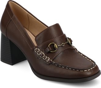 Journee Collection Journee Womens Aisha Moc Toe Pumps