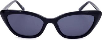 Guess Smoke Cat Eye Ladies Sunglasses GF6197 01A 55