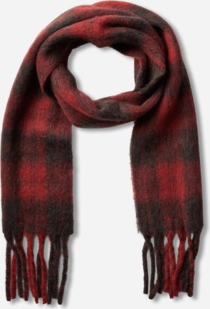 Our Legacy Estate Scarf Burnt Red Plaid