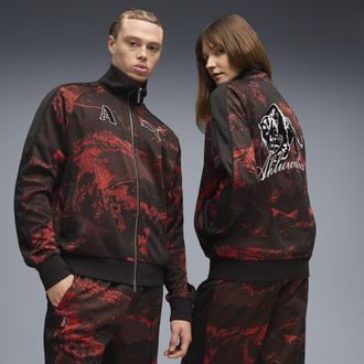 Puma Giacca sportiva PUMA x AHLUWALIA T7 unisex, Abbigliamento, Nero, XXL