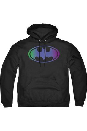 Gildan Batman Gradient Bat Logo Adult Pull Over Hoodie / Hooded Sweatshirt