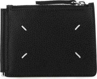 Maison Margiela Black Leather Card Holder