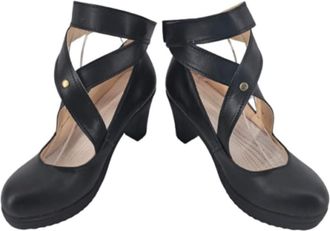 Generic Womens Anime Cosplay Shoes for Kasumi Yoshizawa Fancy Stage Performance Props Boots Custom Made Halloween Christma Comic Con (Black,10.5)