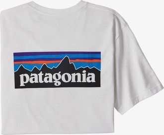 Patagonia 38504-WHI Ms P-6 Logo Responsibili-Tee T-Shirt Mens Classic Navy XL