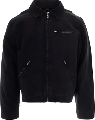 Represent Represent, Jassen, Heren, Zwart, L, Denim, Corduroy-kraag Denim Jacket