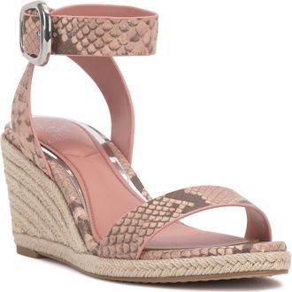 Vince Camuto Felia Wedge Sandal in Pale Pink at Nordstrom Rack, Size 9.5