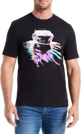 Robert Graham Night Voyage Knit Graphic T-Shirt in Black at Nordstrom Rack, Size Medium