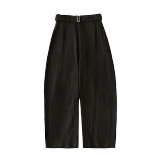 STUDIO NICHOLSON Wide Trousers, female, Brown, Size: 2XS Chatto Pant