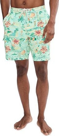 Tommy Bahama Baja Florida Fun 8 Mens Swimwear Gulf Shore : 2XL (44-46 Waist), Polyester/Spandex