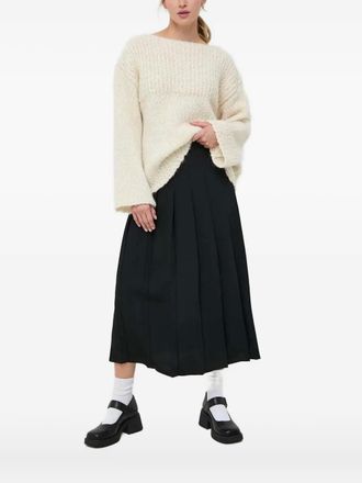 Lovechild wide-sleeve wool sweater - White