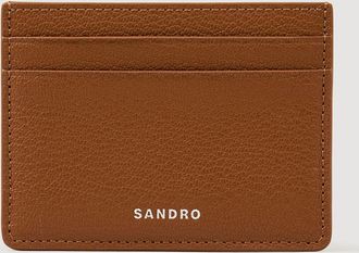 Sandro Tarjetero de cuero granulado