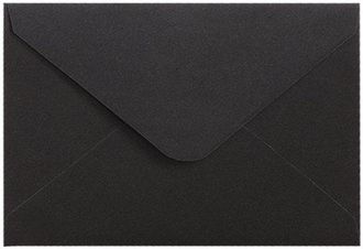 OEM 100 Sobres (13,5 X 18,5 Cm) Para Tarjetas De Boda, Tarjetas De Navidad, Invitaciones Acr&iacute;licas Y Fotos - Negro