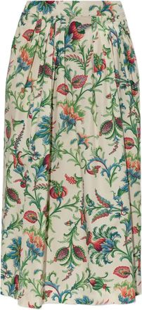 Etro Gonna midi con motivo a fiori - Toni neutri