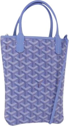 Goyard Pre-owned Vintage Hand Bag - Dames - Vintage Handtas - Paars - ONE Size - Leer - Vintage