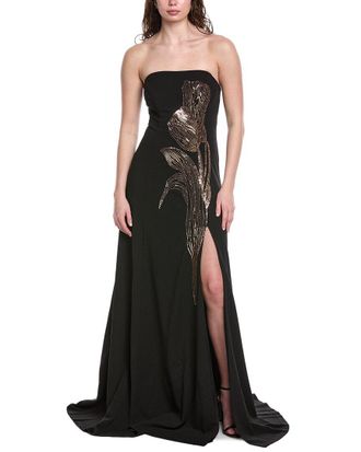 Rene Ruiz Crepe Maxi Dress