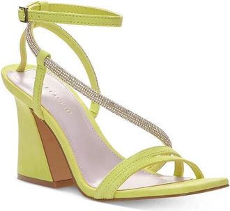 Vince Camuto Kressila Womens Acid Lime Rhinestone Dress Sandals JOBB2248