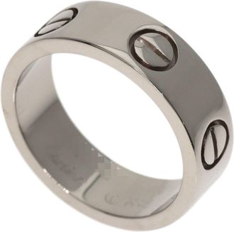 Cartier White Gold White Gold (18K) Band Ring (Pre-Owned)