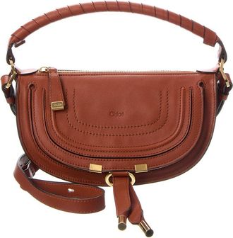 Chlo&eacute; Marcie Mini Leather Shoulder Bag
