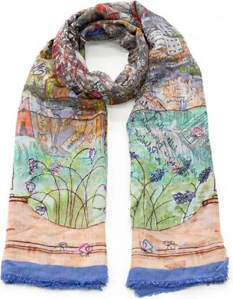 Faliero Sarti Geprinte Stola - Dames - Sjaals - Veelkleurig - ONE Size - Accessoires