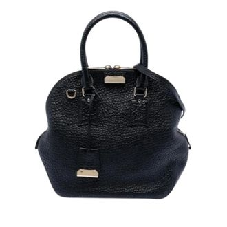 Burberry Pre-owned Handbags, female, Black, Size: ONE SIZE Pre-owned The Large Orchard Handbag