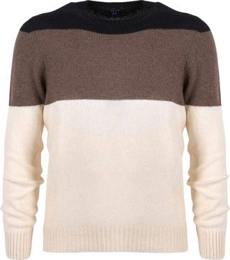 Barba Maglione della Collezione Autunno/Inverno - Heren - Ronde hals truien - Veelkleurig - S - Wol - Truien & Vesten