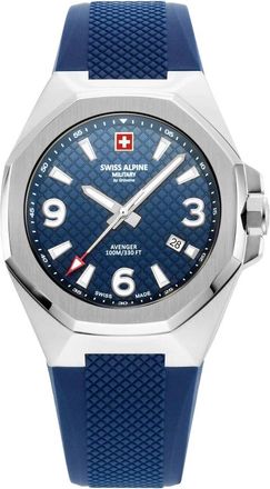 Swiss Alpine Military Watches - Heren - Horloges - Blauw - ONE Size - Accessoires