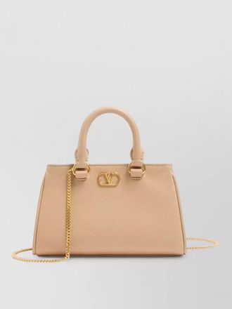Valentino Garavani vlogo signature leather mini bag top handle