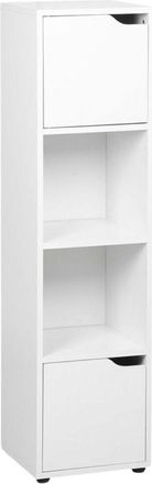 Regalos Miguel Estanter&iacute;as - Estantanter&iacute;a Ivar 4 Compartimentos Con 2 Puertas - Blanco