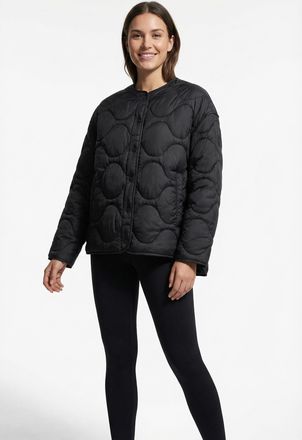 Calvin Klein Jeans Steppjacke CALVIN KLEIN JEANS INSULATED LINER JACKET, Damen, Gr. XXL (46), schwarz, Web, Obermaterial: 100% Polyamid, unifarben, klassisch normal, Run