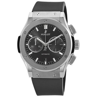 Hublot Pre-owned Hublot Classic Fusion Chronograph Automatic Grey Dial Mens Watch 521.NX.7071.RX