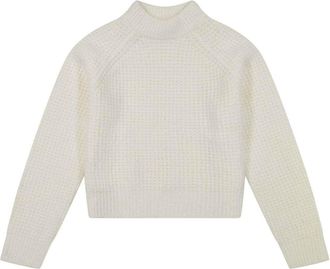 Lee Strickpullover LEE Lee Pullover Knit Sweater, Damen, Gr. L, weiss (wei&szlig;), Obermaterial: 57% Polyester PES. 18% Polyacryl PAN. 11% Polyamid PA. 7% Woll