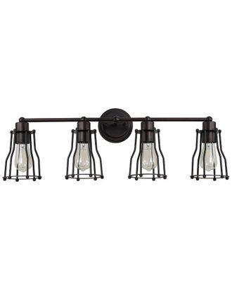 Jonathan Y Designs Jonathan Y Designs 4-Light Florence Bronze Vanity Light