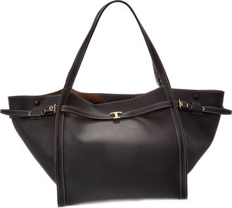 Tod's Tods Logo Medium Leather Tote