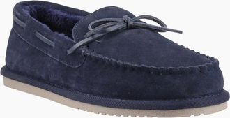 Hush Puppies Mens Abraham Mens Slipper - Navy - Size: 10