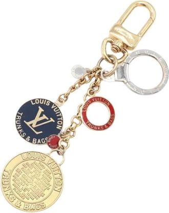 Louis Vuitton Pre-owned Accessories, unisex, Multicolor, Size: ONE SIZE Pre-owned Canvas Keyring