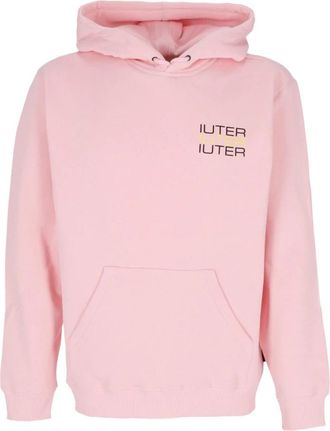 Iuter Roze Hoodie met Skull Print - Heren - Hoodies - Roze - XL - Katoen - Hoodies & sweatvesten