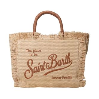 MC2 Saint Barth Tote Bags, female, Beige, Size: ONE SIZE Colette Straw Bag