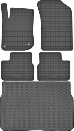 OEM Juego De Alfombrillas De Goma Para Peugeot 208 I Hatchback (2012-2019) - Alfombrilla Para Maletero