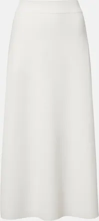 Max Mara Cr&ecirc;pe midi skirt