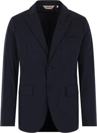 Aspesi Wikkeljurk - Heren - Blazers - Blauw - 2XL - Katoen - Jassen
