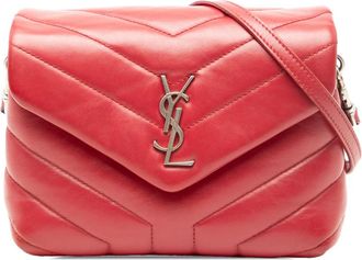 Saint Laurent Pre-owned Saint Laurent Toy Matelasse Leather Monogram LouLou Crossbody GUE467072 0917