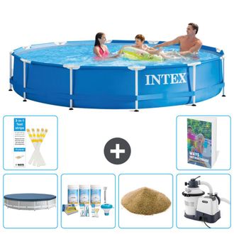 Intex Piscina Con Estructura Redonda - 366x76 Cm - 7-piezas S47