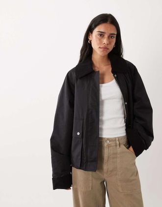 Mango parka nera-Nero