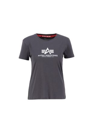 Alpha Industries T-Shirt ALPHA INDUSTRIES New Basic T-Shirt BL W, Damen, Gr. XS, grau (vintage grau), Obermaterial: 100% Baumwolle, Shirts T-Shirt