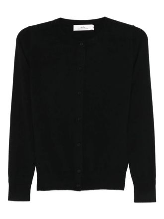 arch4 front-button cardigan - women - Virgin Wool - S - Black