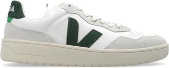 Veja V-90 O.t. Leather - Heren - Sneakers - Wit - 40 EU - Katoen - Schoenen